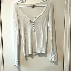 Scoop Neck Henley